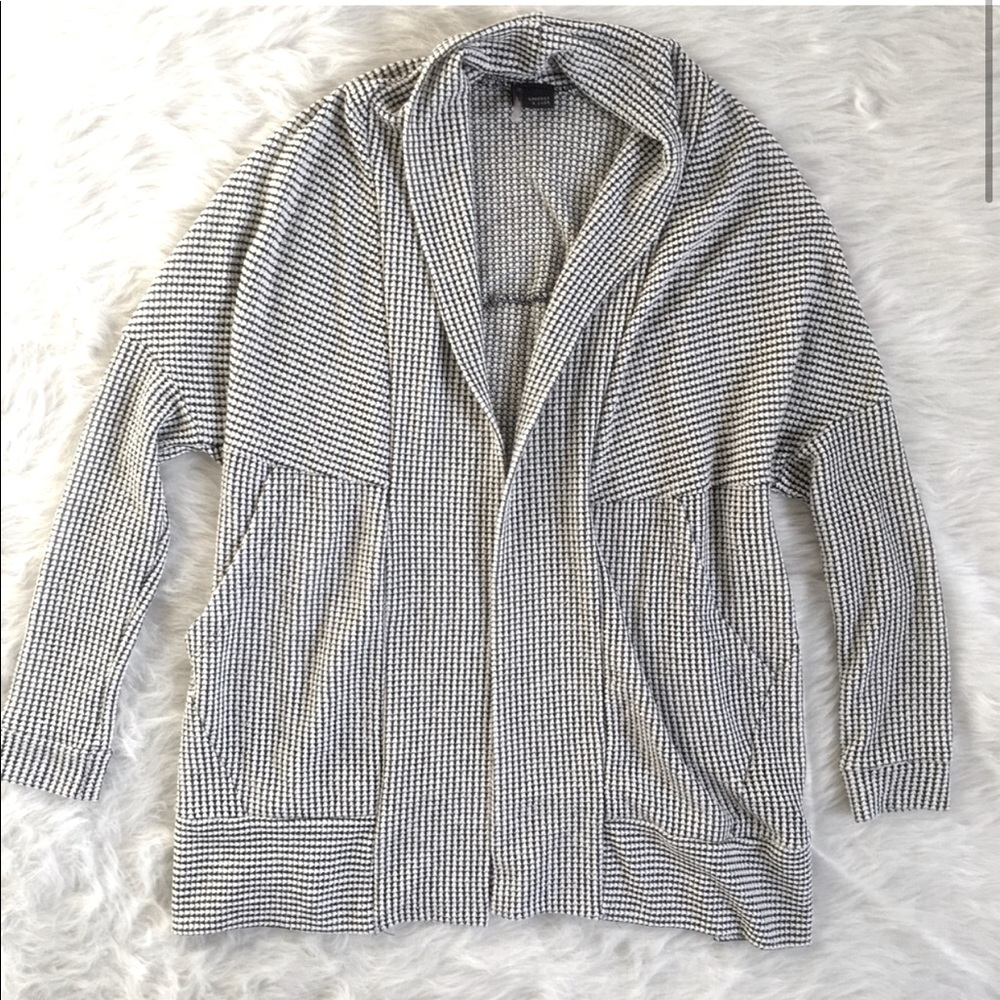 Drop Shoulder Cardigan Knit Sweater Doleman sleeve